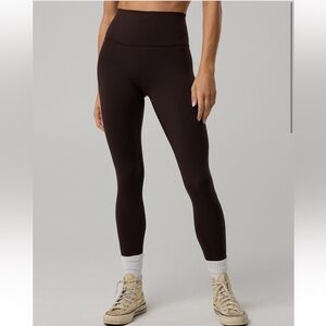 OFFLINE By Aerie The Hugger High Waisted Deep Earth / Brown Leggings Size XL